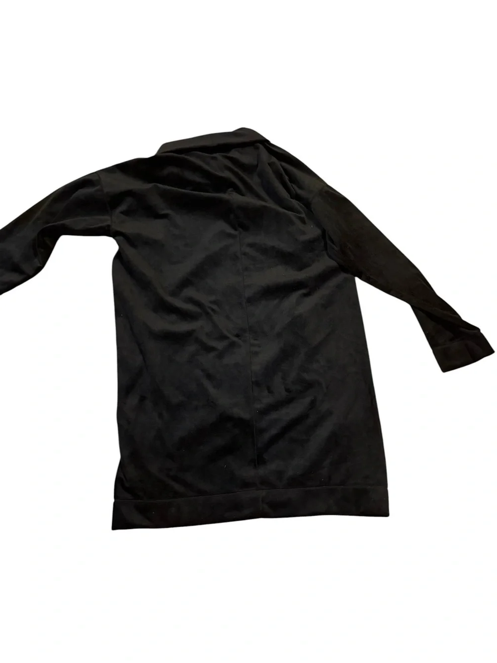 MAX STUDIO Black Turtleneck Pullover Dress velvet